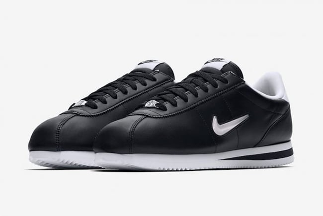 nike cortez basic jewel black