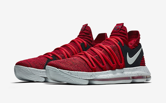 Nike KD 10 University Red Release Date