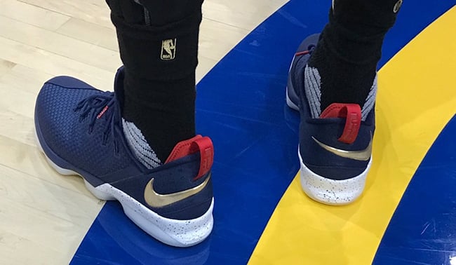 Nike LeBron 14 Low Cavs Blue Red Gold