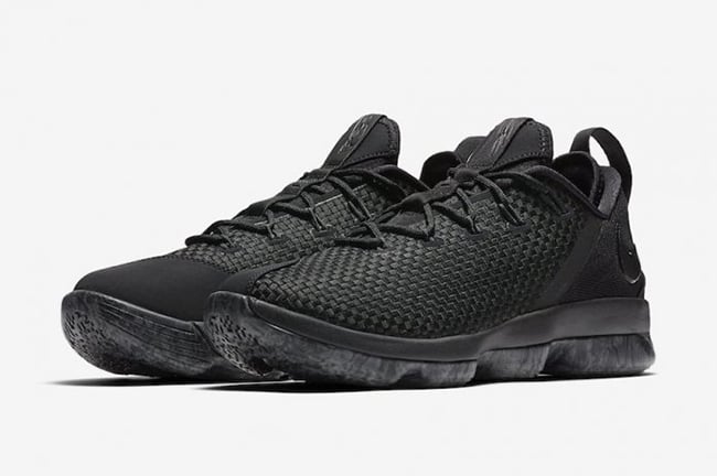 Nike LeBron 14 Low Triple Black Release Date