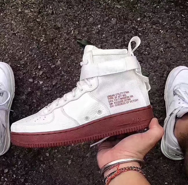 nike sf air force 1 mid ivory