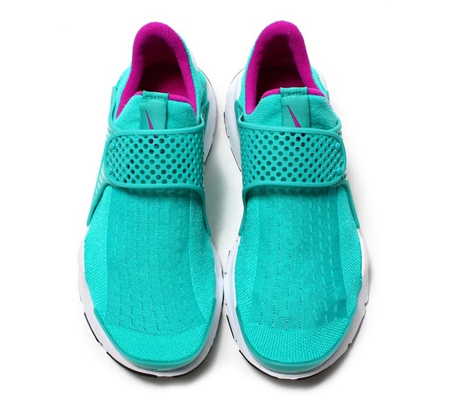 Nike Sock Dart Clear Jade Hyper Violet