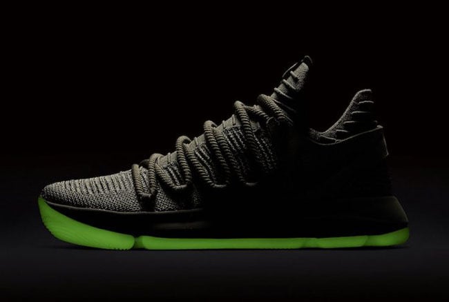 NikeLab KD 10 Olive Glow in the Dark