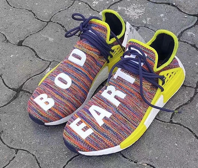 Pharrell adidas NMD HU Trail Multicolor Release Date