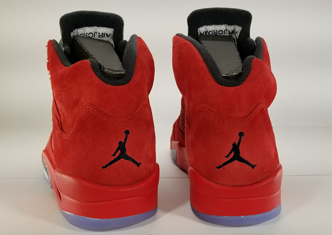 Red Suede Jordan 5 Retro