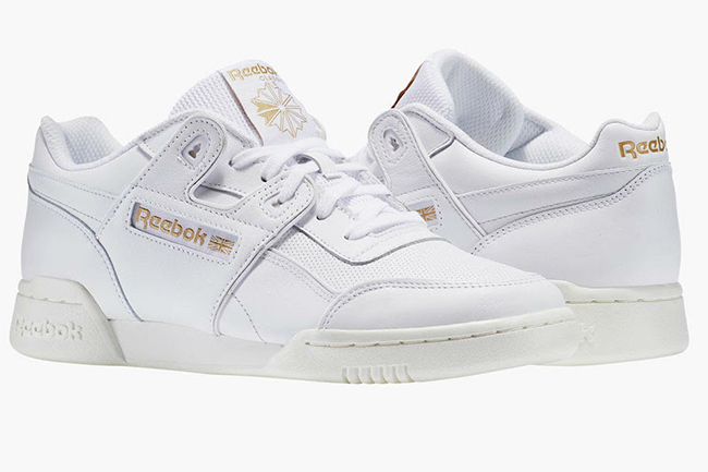 Reebok Workout Plus Vintage White Brass