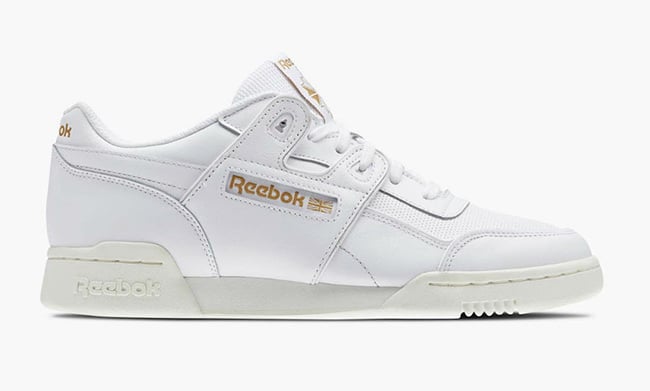 Reebok Workout Plus Vintage in White and Brass