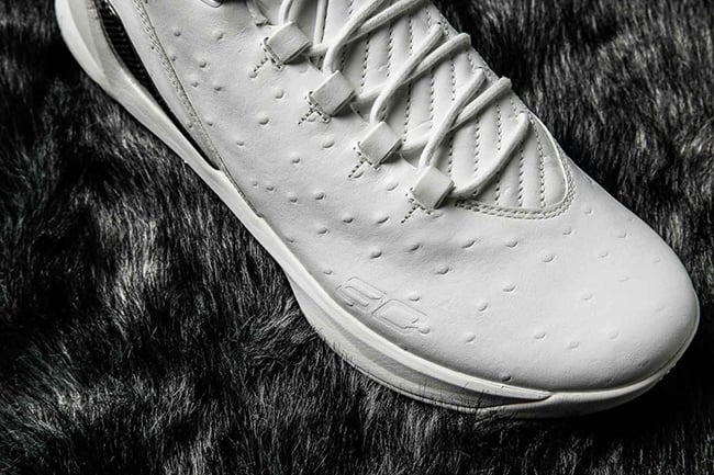 Under Armour Curry 3 Lux Low White Ostrich