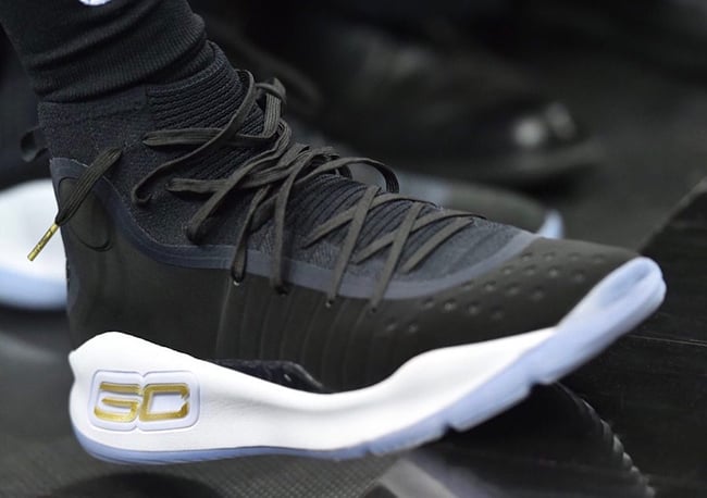 Under Armour Curry 4 Away NBA Finals Black Ice