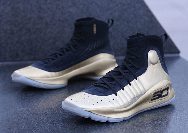 Under Armour Curry 4 Parade Gold Black