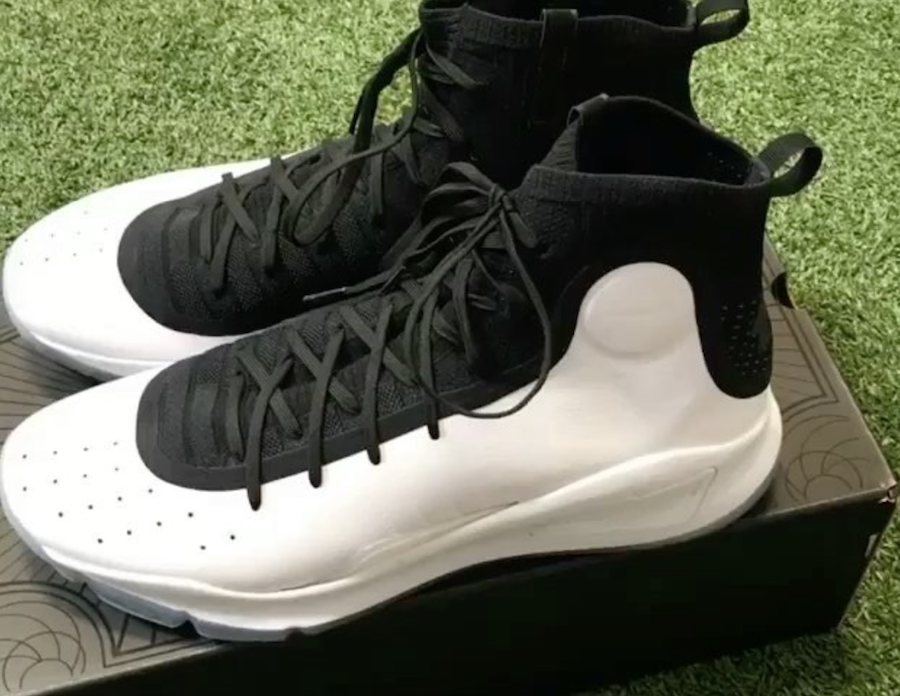 under armour curry 4 bianche e nere