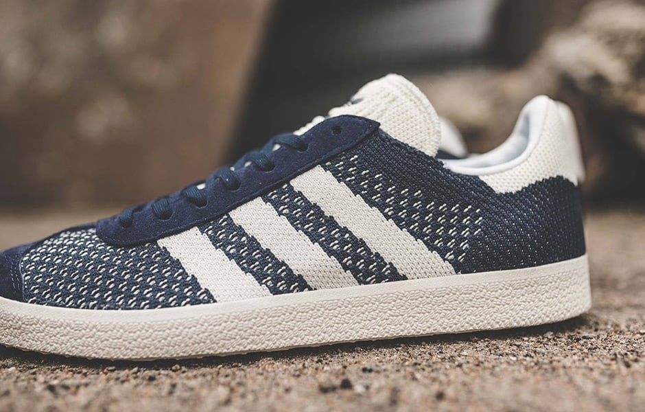 adidas Gazelle Primeknit Navy White