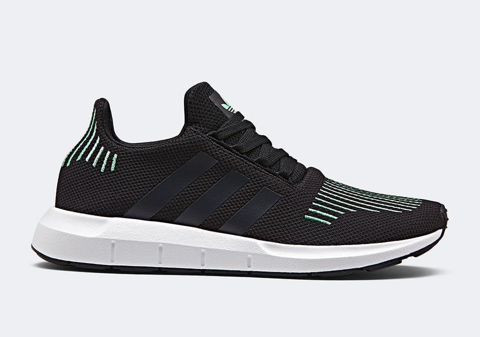 adidas Swift Run CG4110 Black Green