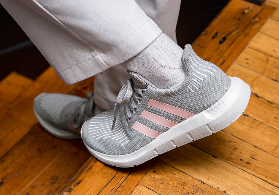 adidas swift grey and pink