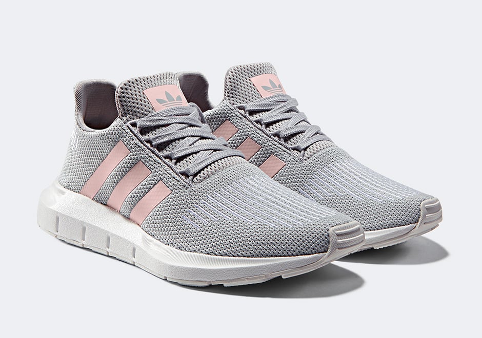 adidas swift run pink and black