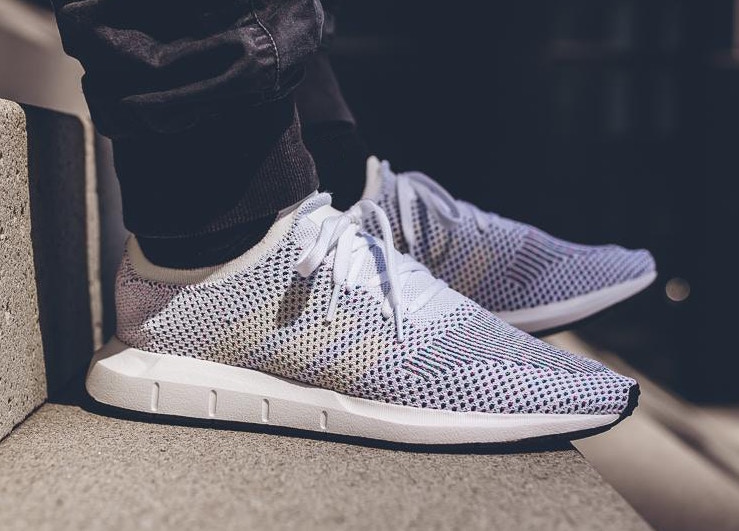 adidas Swift Run Primeknit On Feet