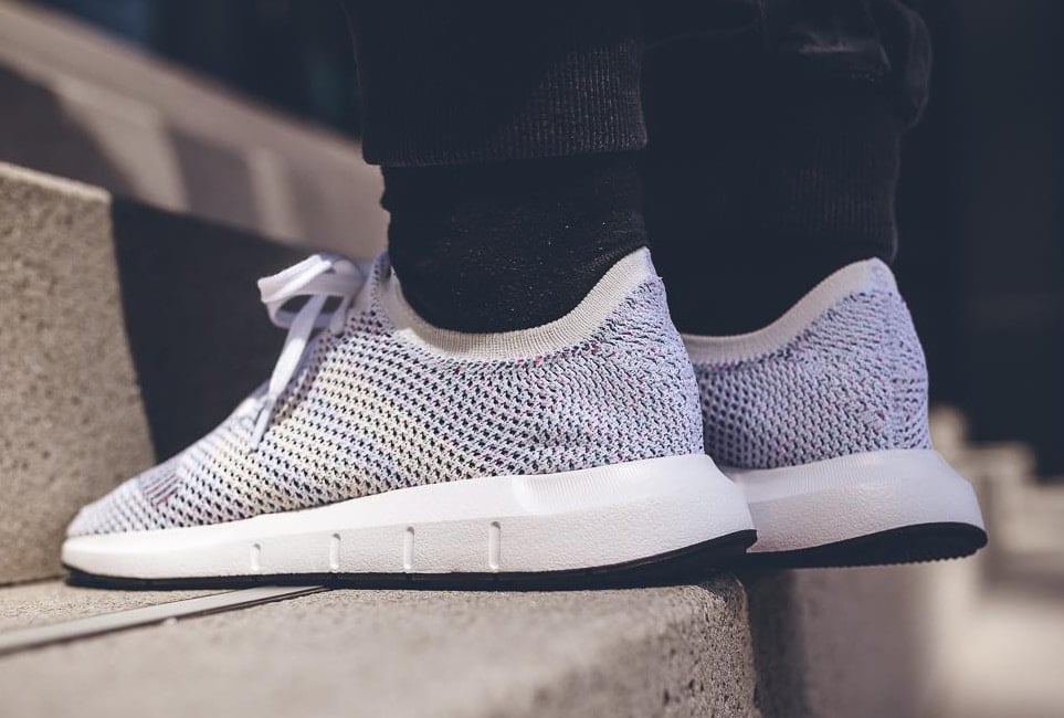 adidas Swift Run Primeknit On Feet