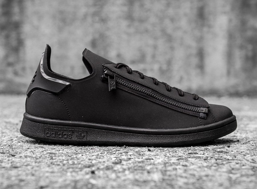 adidas Y-3 Stan Smith Zip Triple Black