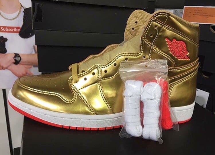 Air Jordan 1 Gold Brigetta Barrett