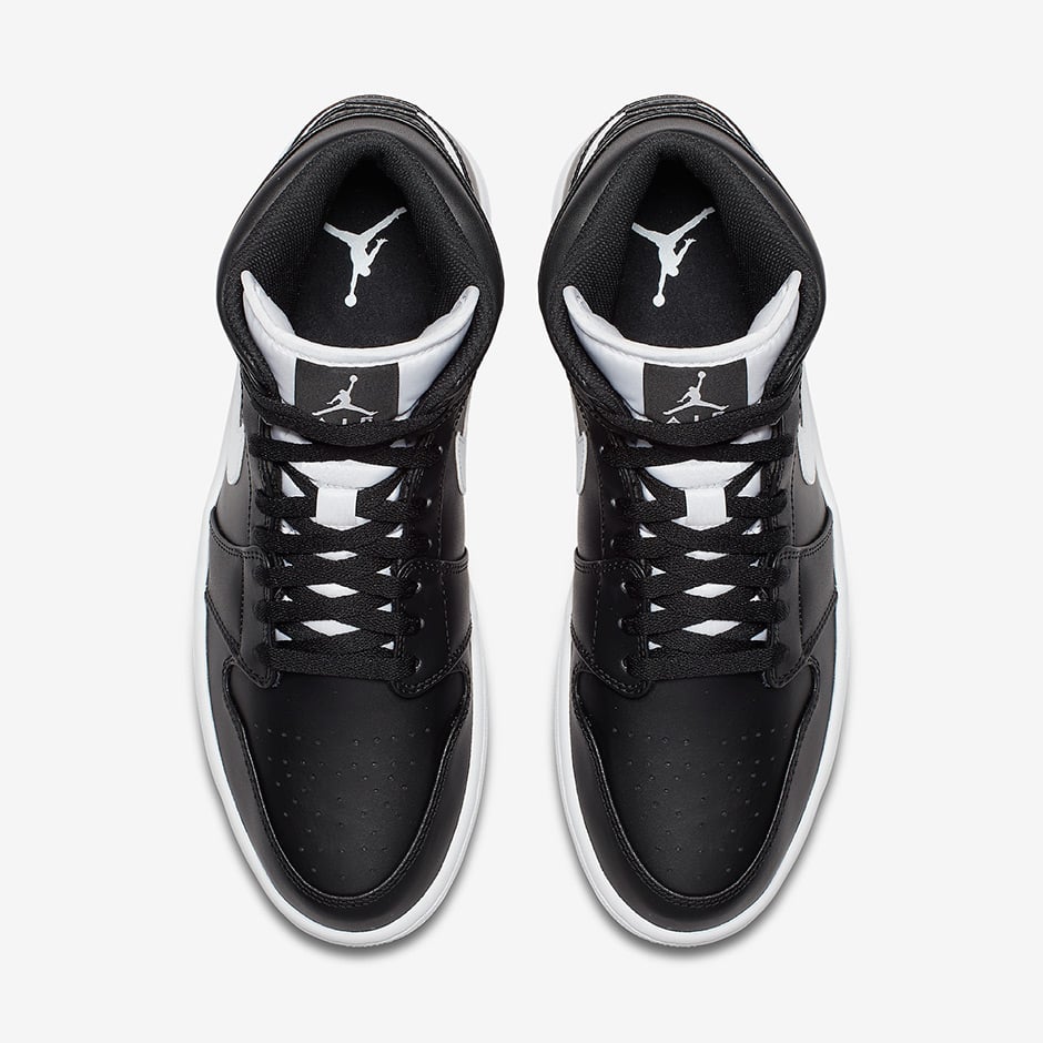 Air Jordan 1 Mid Black White Release Date