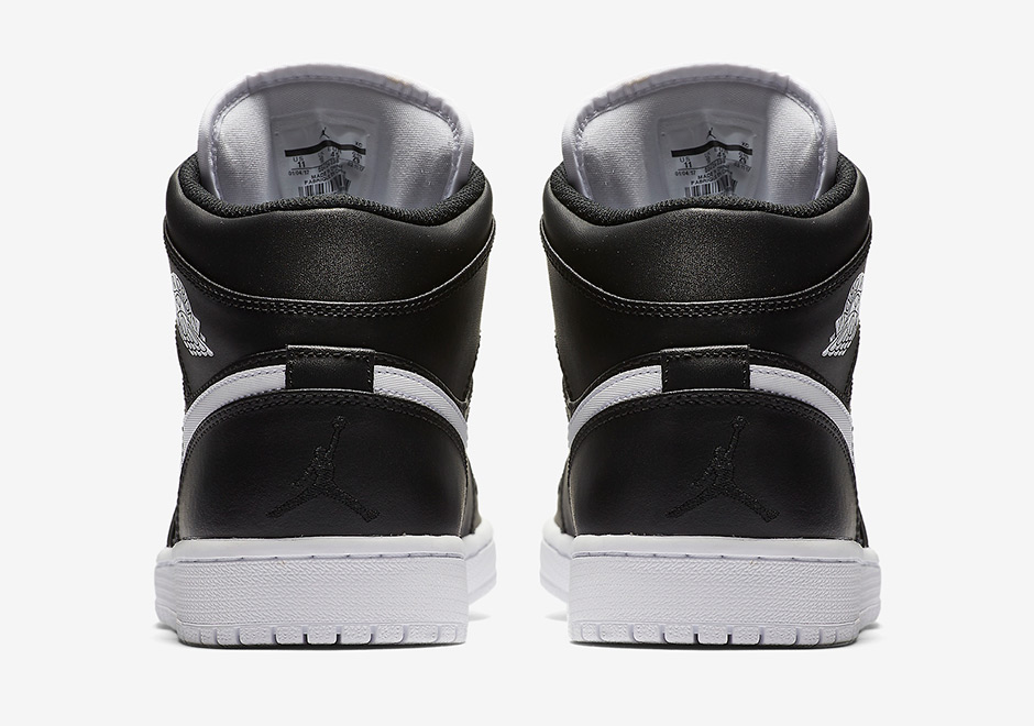 Air Jordan 1 Mid Black White Release Date