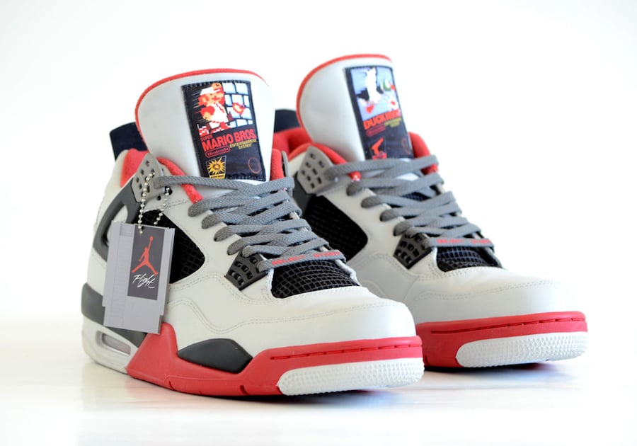 Air Jordan 4 NES Custom Super Marios Bros Duck Hunt