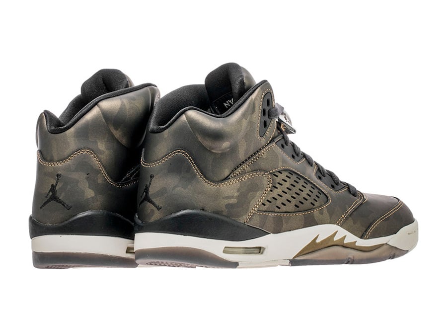 Air Jordan 5 Premium Heiress Metallic Camo 919710-030