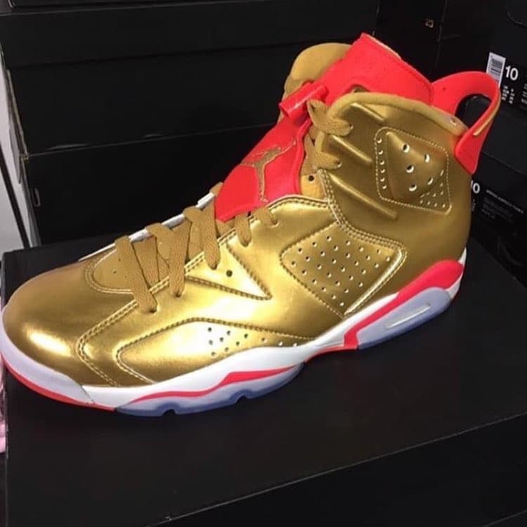 Air Jordan 6 Gold Brigetta Barrett