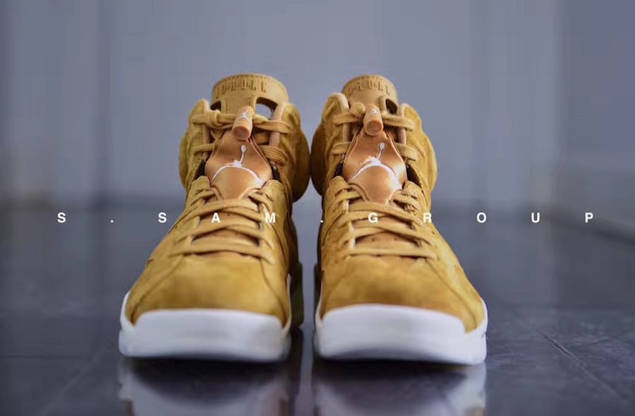 Air Jordan 6 Wheat Golden Harvest Sail 384664-705