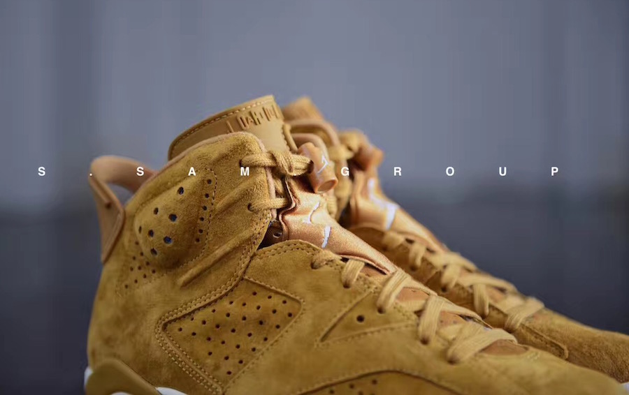 Air Jordan 6 Wheat Golden Harvest Sail 384664-705