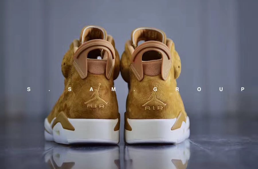 Air Jordan 6 Wheat Golden Harvest Sail 384664-705