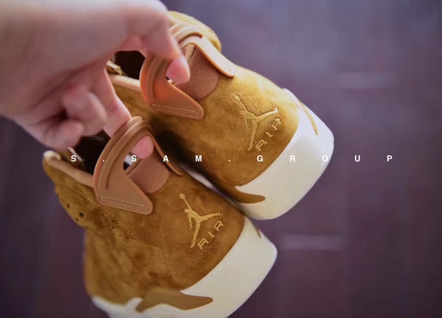 Air Jordan 6 Wheat Golden Harvest Sail 384664-705