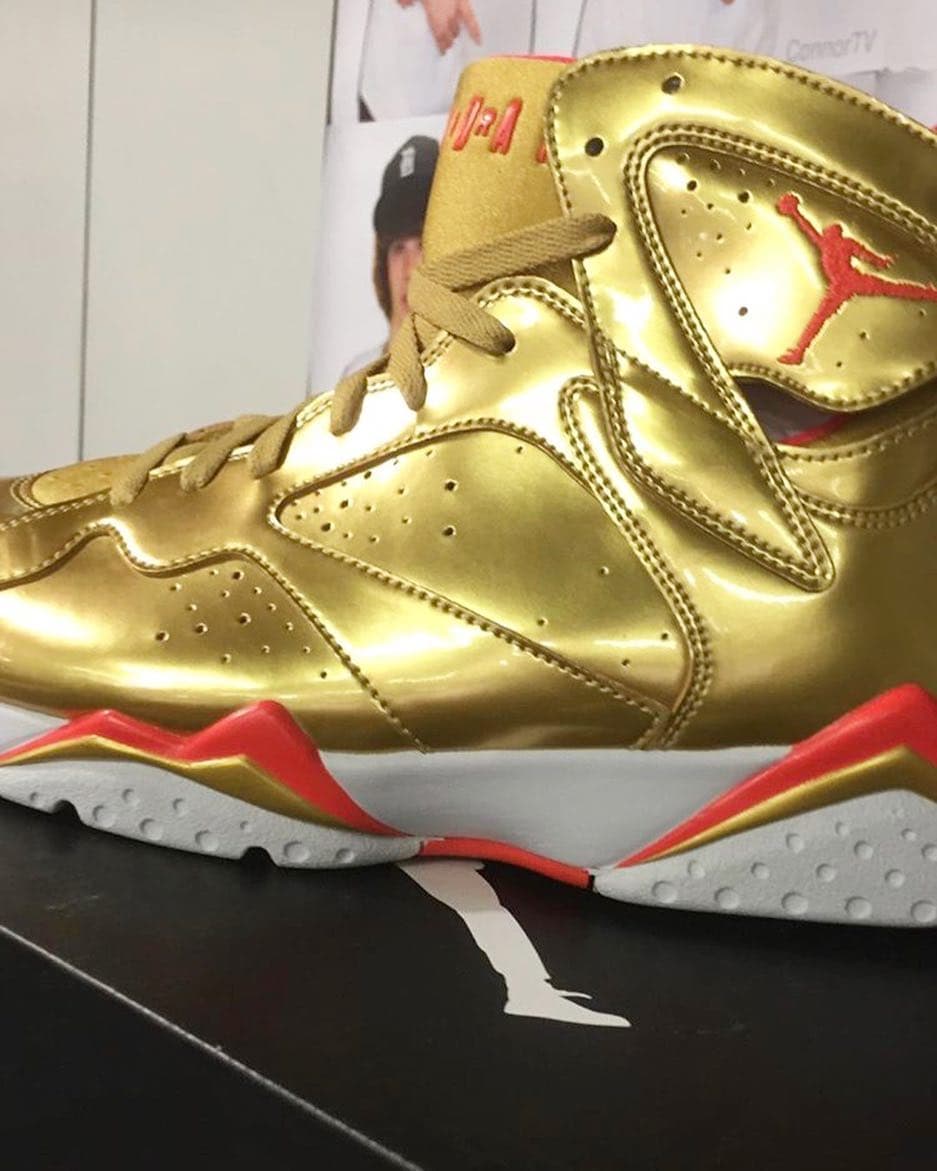 Air Jordan 7 Gold Brigetta Barrett