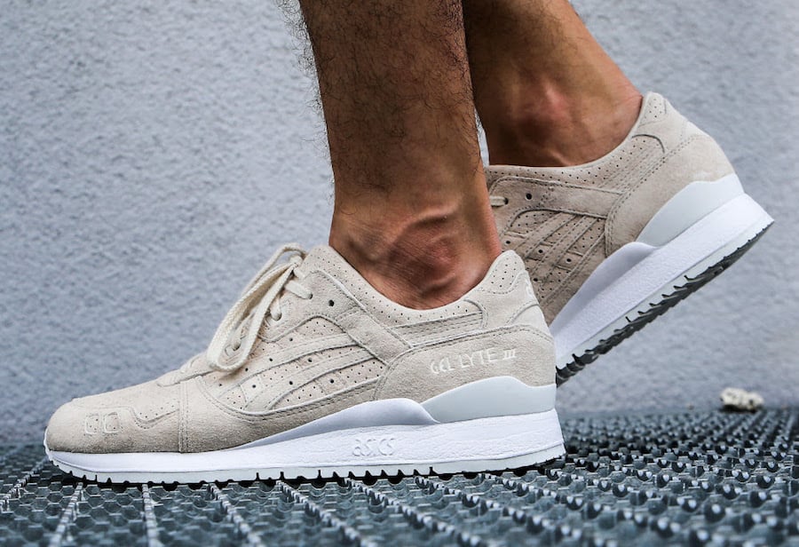 On Feet Look at the Asics Gel Lyte III ‘Birch Suede’