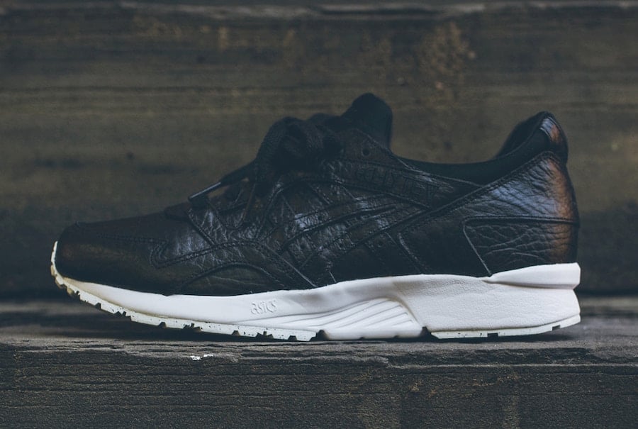 asics gel black leather