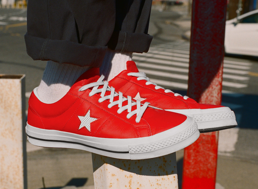 Converse One Star ‘Perforated Leather’ Collection
