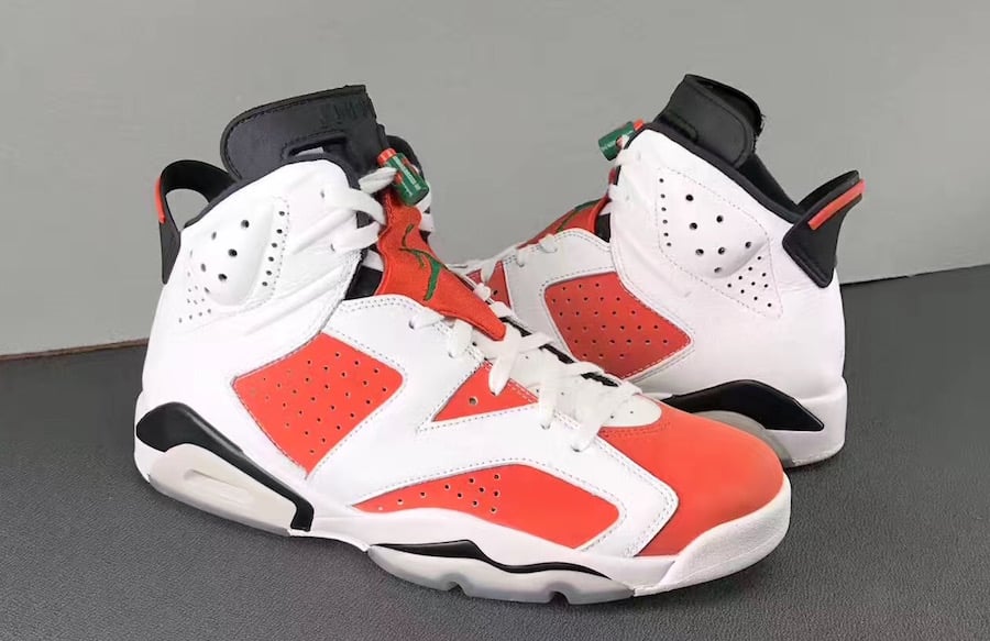 orange jordan 6