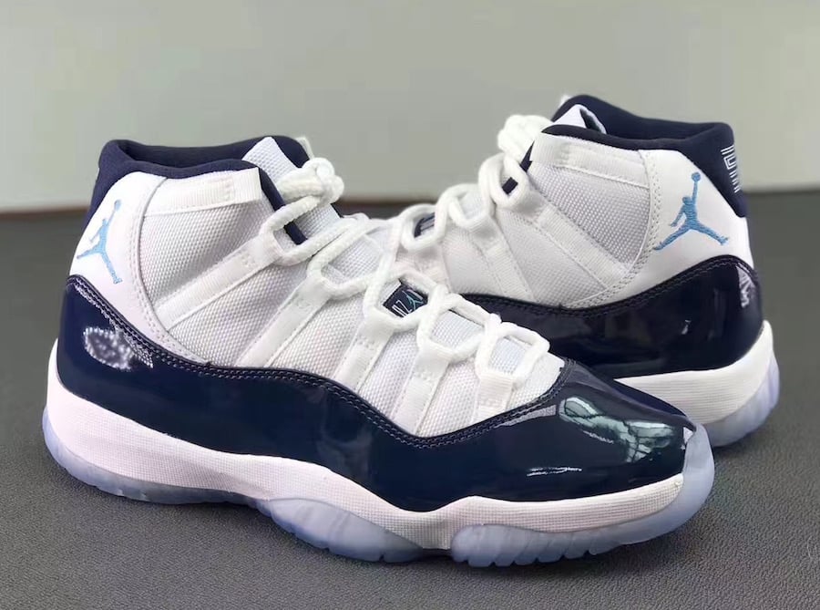 jordan retro 11 blue and white release date