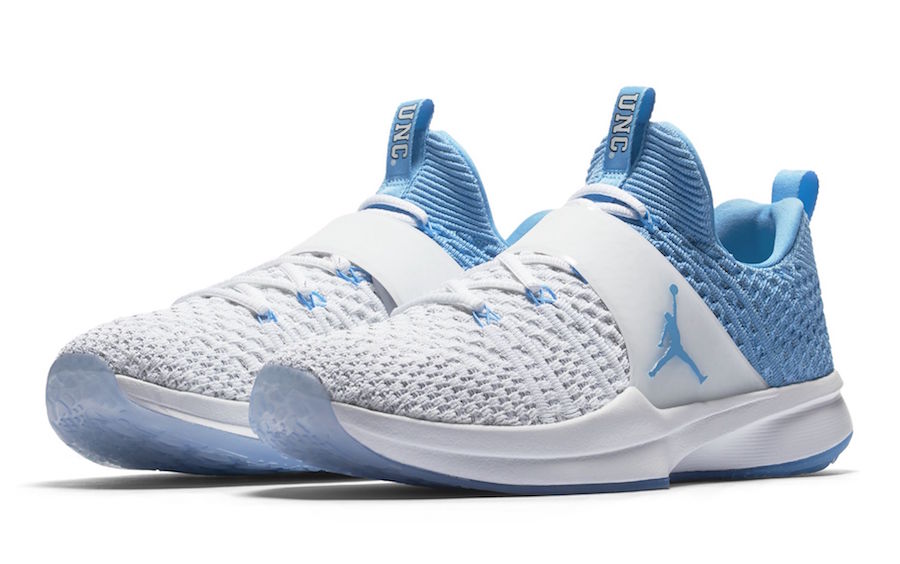 Jordan Trainer 2 Flyknit UNC Tar Heels August 2017