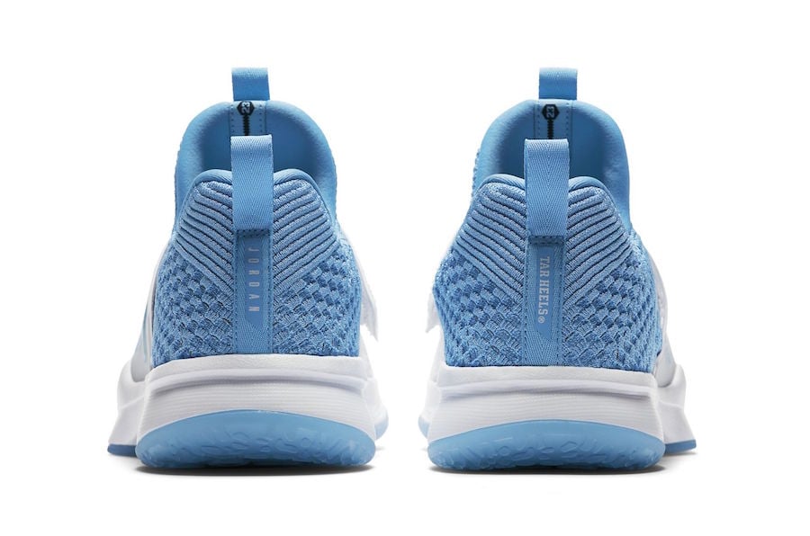 Jordan Trainer 2 Flyknit UNC Tar Heels Release Date