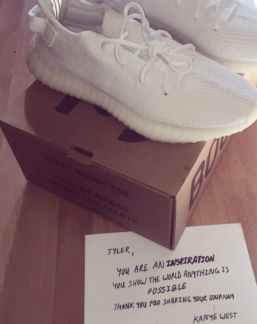 Kanye West Sends Fan Yeezys