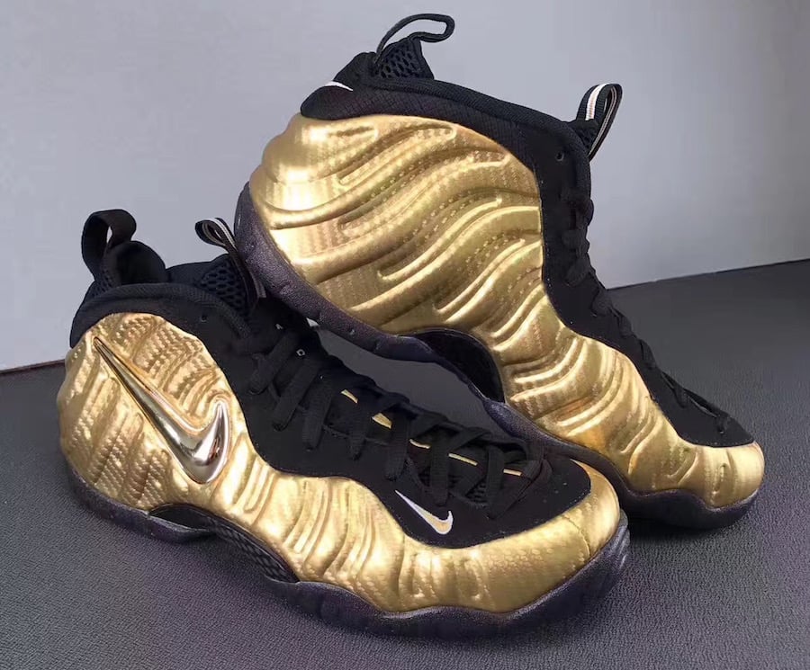 gold foams shoes