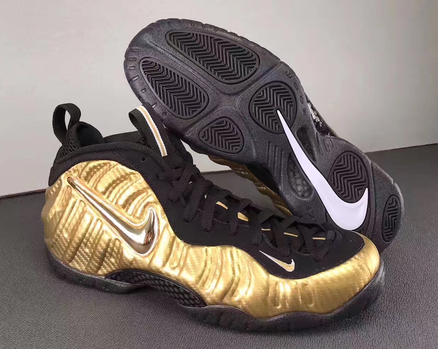 Metallic Gold Nike Foamposite Pro 624041-701