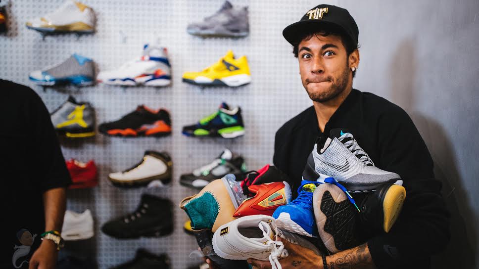 Neymar Goes Sneaker Shopping and Drops $18,000