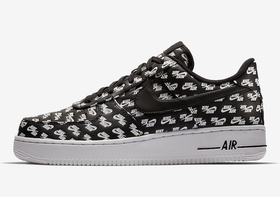 Nike Air Force 1 Low All Over Logo Black AH8462-001