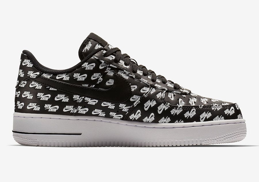Nike Air Force 1 Low All Over Logo Black AH8462-001