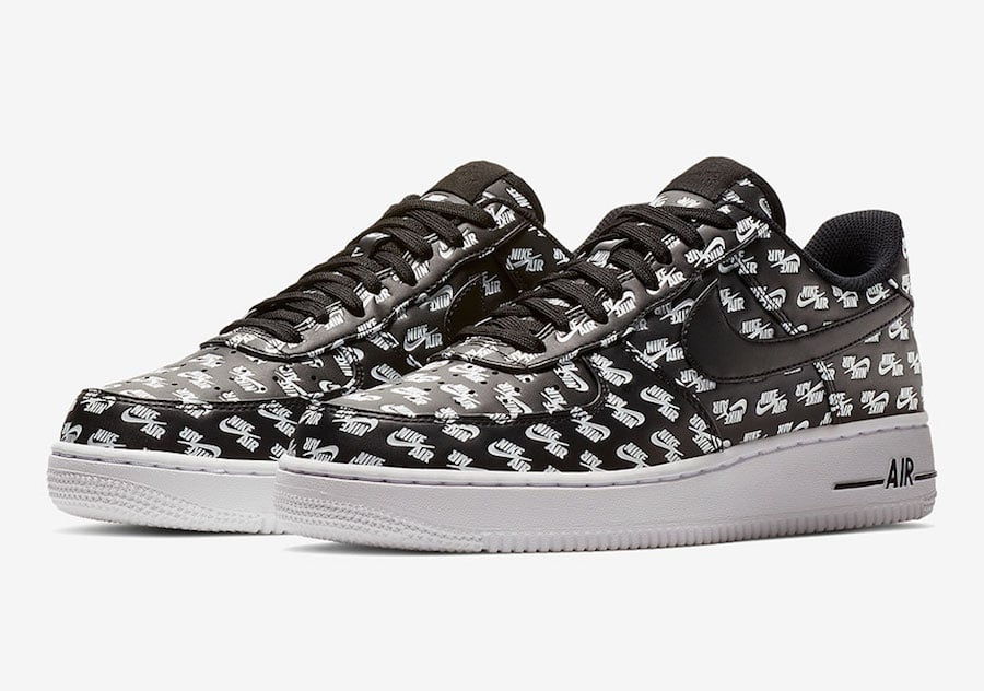 Nike Air Force 1 Low All Over Logo Black AH8462-001