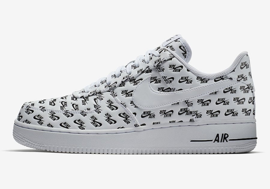 Nike Air Force 1 Low All Over Logo White AH8462-100