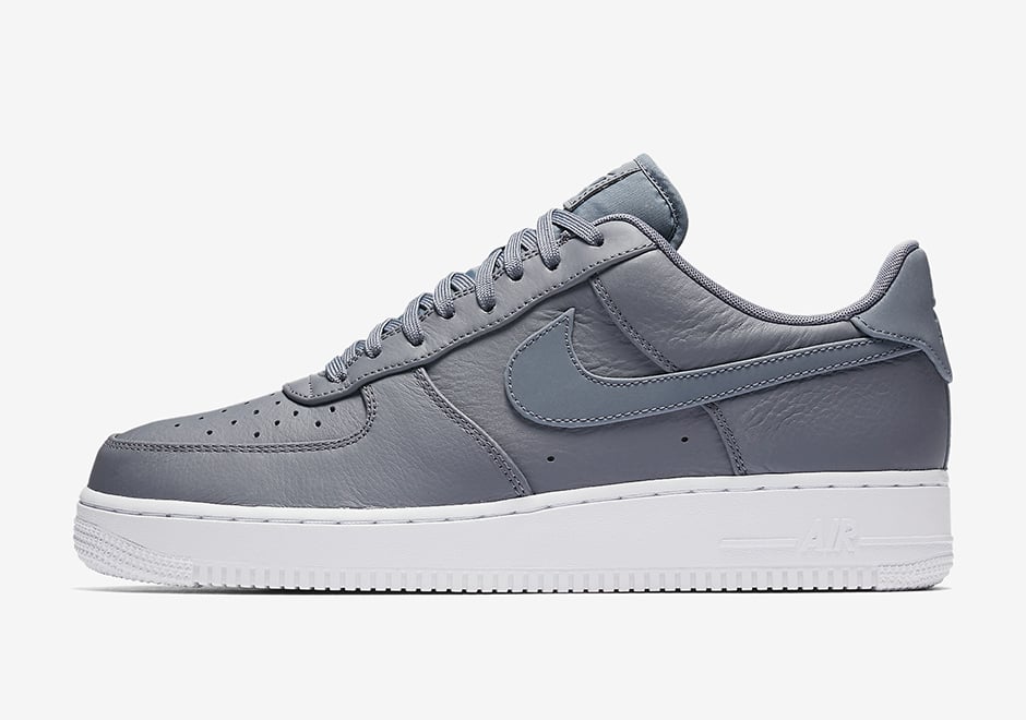 Nike Air Force 1 Low Premium Reflective Swoosh Cool Grey White 905345-003