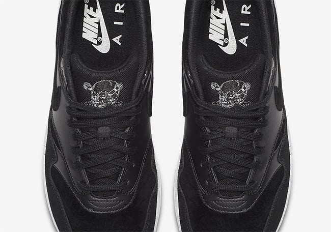 Nike Air Max 1 Rebel Skulls Black 